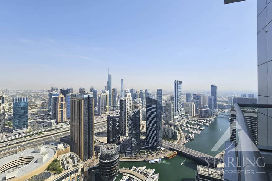 位于迪拜码头，湾区中心，湾区中心（中央大厦） 3 卧室的公寓 3200000 AED - 8791603