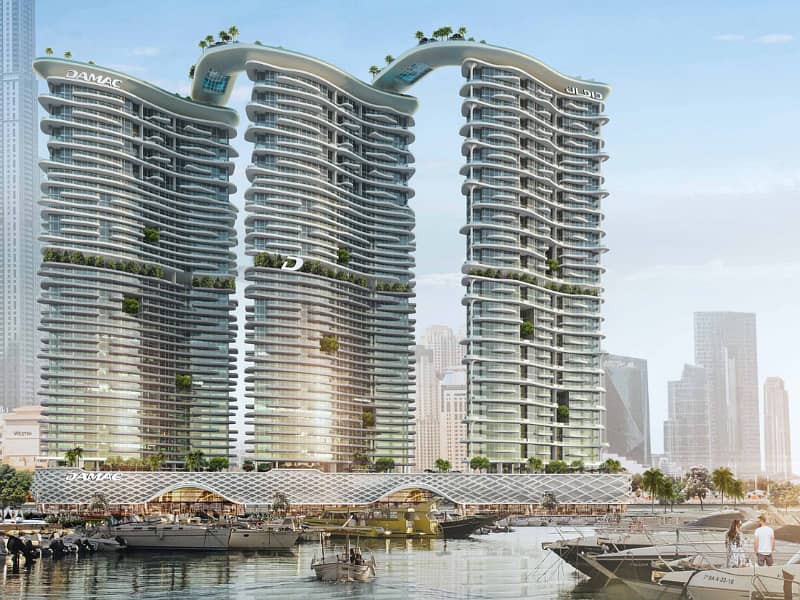 位于迪拜港，卡瓦利达马克海湾综合公寓，DAMAC 海湾大厦 A 座 2 卧室的公寓 6650000 AED - 8762397