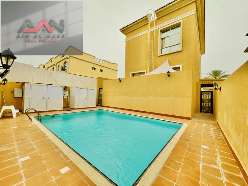 Spacious 4bhk G + 1 Villa for rent with Maid room