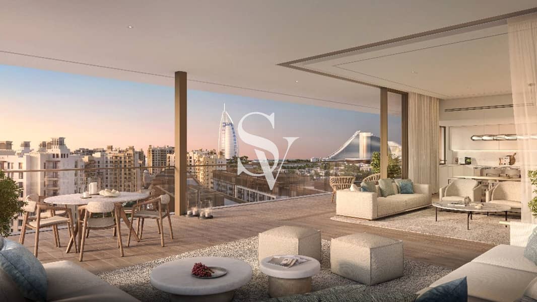 Lavish 4BR Penthouse | Burj Al Arab View