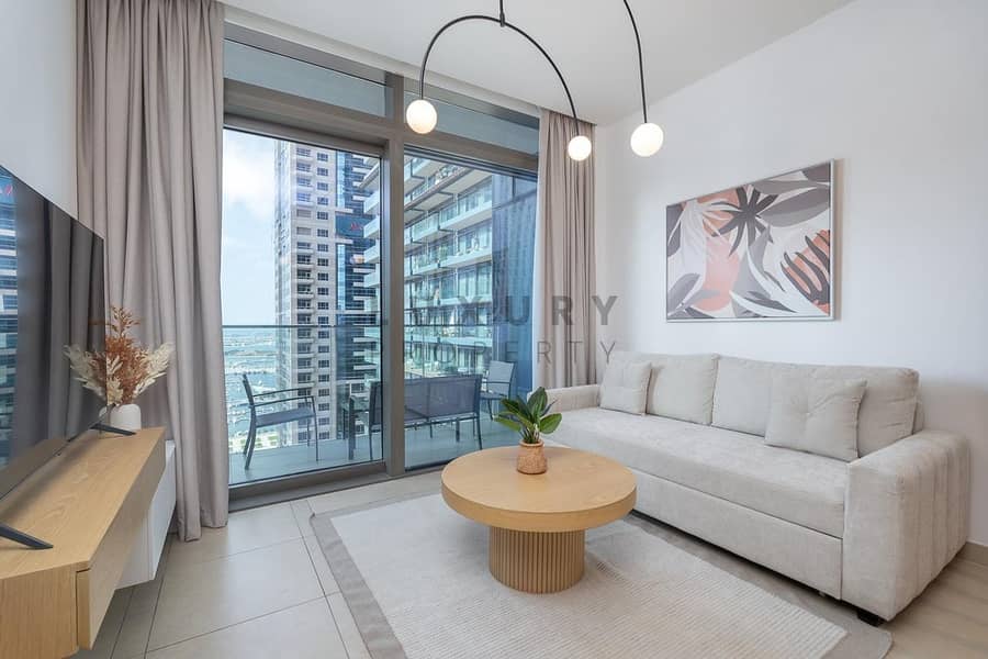 Fully Furnished | Vacant | Marina and Sea View