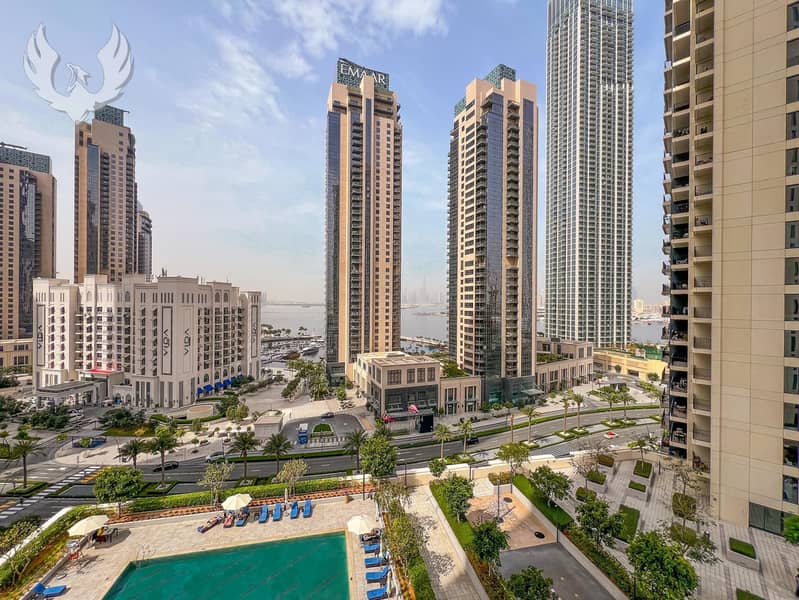 Upgraded | 4 - 5 cheques | Burj View | Furnished