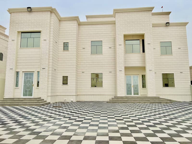 Brand New || 8 Bedrooms Villa || Front yard || Including Water and Electricity ||  Al Neima ||