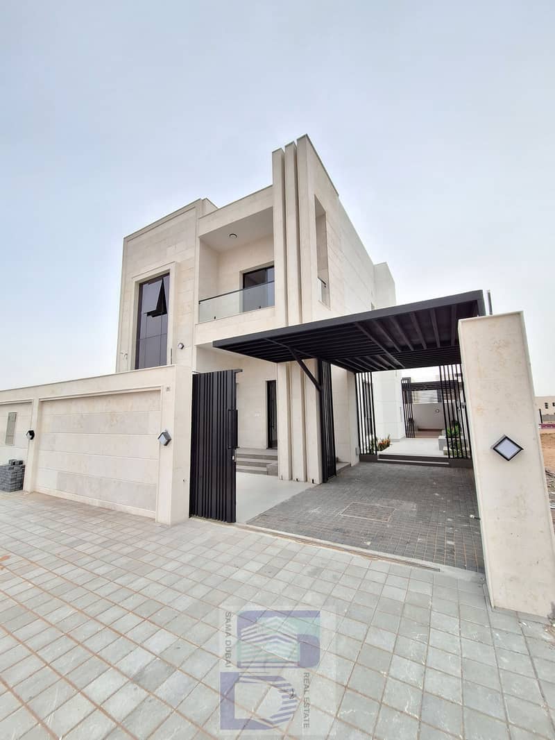 Villa for sale, European finishing, freehold, in Ajman - Al Zahia  Excellent location Area: 3014 sq ft