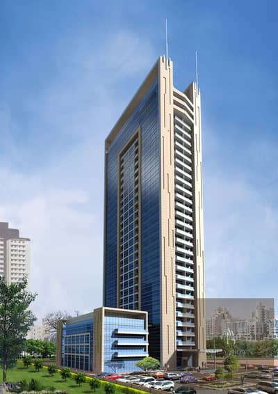 1 Bedroom Hotel Apartment for Sale in Dubai Marina, Dubai - Wyndham-Dubai-Marina-Rendering_exterior. jpg