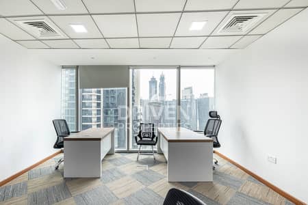 Office for Rent in Business Bay, Dubai - Office with Road and Canal View | Available