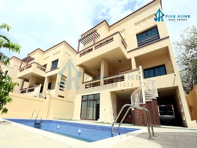 5 Bedroom Villa for Rent in Al Maqtaa, Abu Dhabi - Amazing 5BR villa w/Private Pool & Big Garden