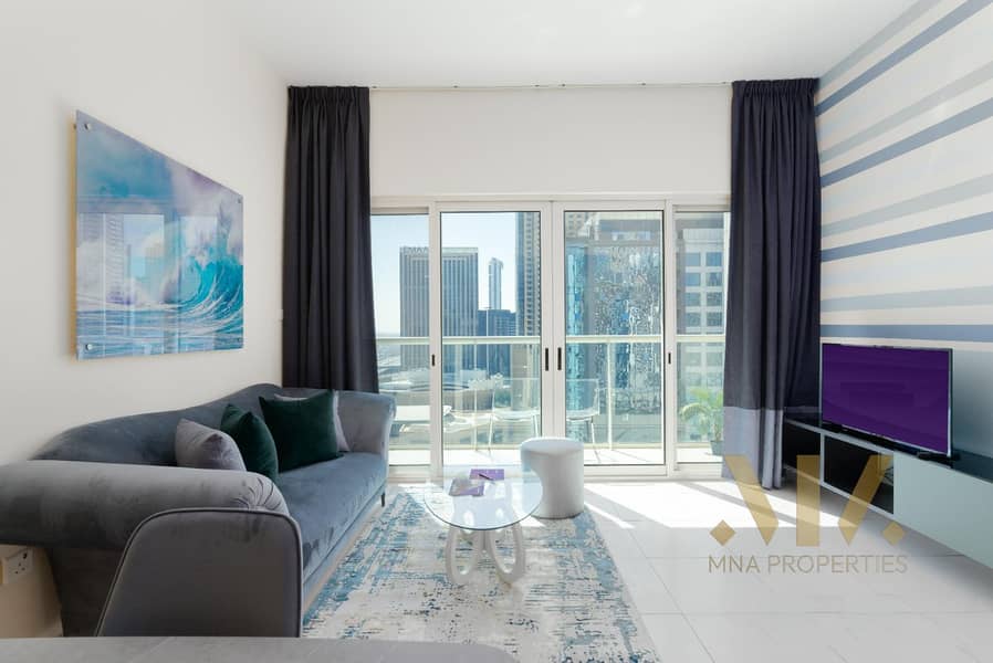 Marina View |High Floor |Furnished |Close To Metro