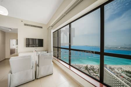 2 Bedroom Flat for Rent in Jumeirah Beach Residence (JBR), Dubai - Fully Furnished | High floor | Ready to Move In