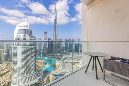 3 Bedroom Apartment for Rent in Downtown Dubai, Dubai - Fully Furnished | Burj Khalifa View | Vacant