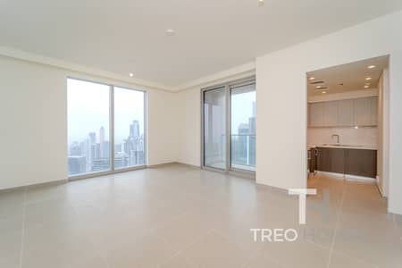 2 Bedroom Flat for Rent in Downtown Dubai, Dubai - High Floor Views | Types B | Unfurnished