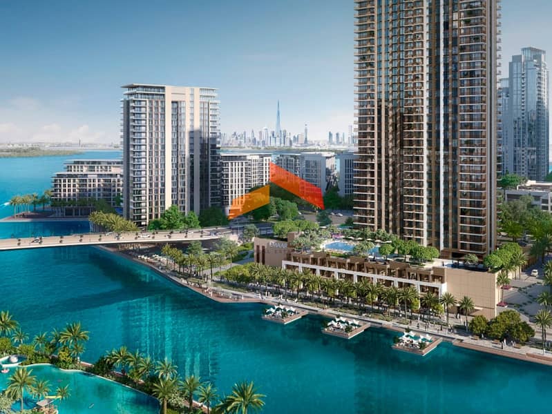 Lagoons & Burj View | Best Layout | Beachfront