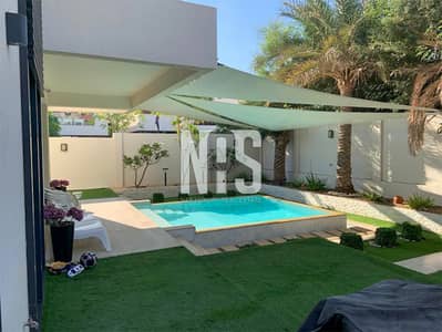 5 Bedroom Villa for Sale in Yas Island, Abu Dhabi - Corner unit | Fully furnished | With swimming pool