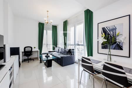 1 Bedroom Apartment for Rent in Dubai Production City (IMPZ), Dubai - Lake View | Good Corner Unit | Furnished
