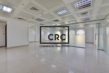 Office for Rent in Airport Street, Abu Dhabi - Fitted Office | Glass Partitioned | Special Offer