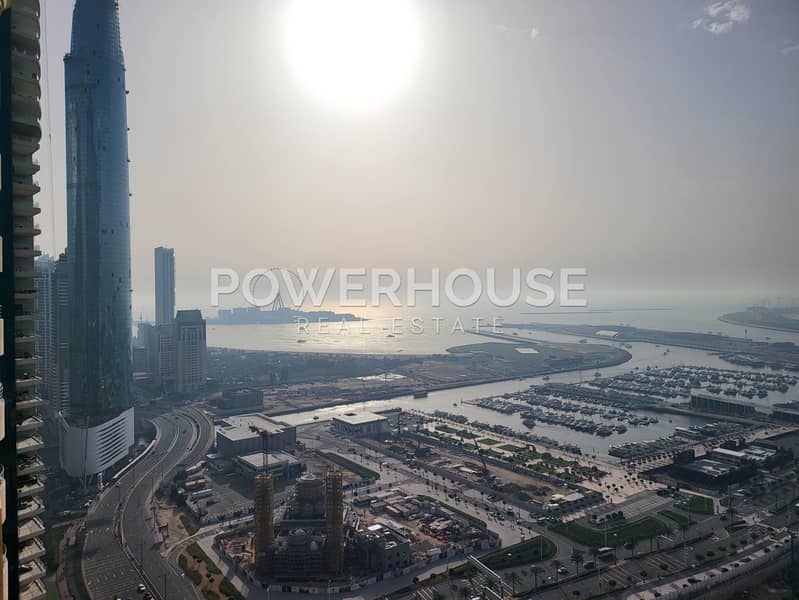 位于迪拜码头，滨海皇冠塔楼 3 卧室的公寓 215000 AED - 8734522