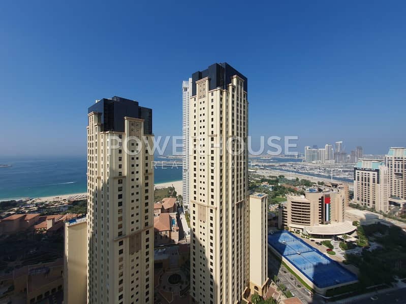 3BR Furnished + Maids | Palm View | High Floor