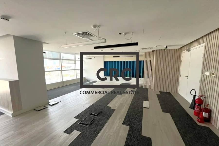 Fitted Office I Jumeirah SZR View | Ready Unit