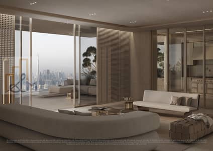 4 Bedroom Apartment for Sale in Mohammed Bin Rashid City, Dubai - MU 09-10-11 & 12_4 BHK Penthouse_Seating Area2. jpg