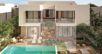 5-bedrooms villa in Al Jurf area - large area - prime location on the sea - 10% down payment only - 4 years installments after handover