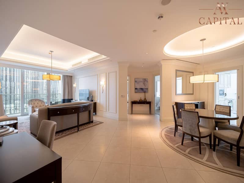 Burj and DIFC Views | Spacious 2 BR | All Include
