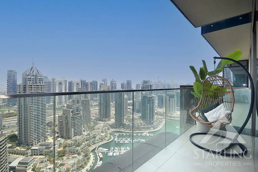 位于迪拜码头，滨海之门，滨海之门2号 1 卧室的公寓 190000 AED - 8801249