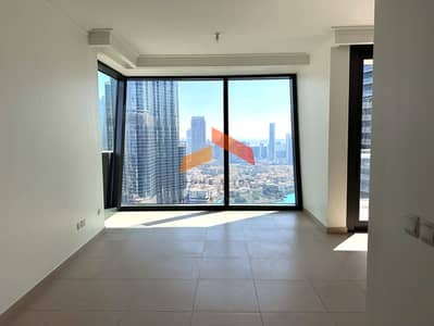 3 Bedroom Flat for Rent in Downtown Dubai, Dubai - Full Burj Khalifa View | High Floor | Unfurnished