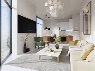 1 Bedroom Apartment for Sale in Business Bay, Dubai - al-habtoor-tower-business-bay-living-area. jpg