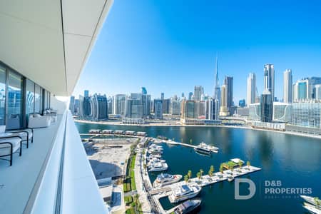 3 Bedroom Flat for Sale in Business Bay, Dubai - High Floor | Burj View | Vacant | The Lana