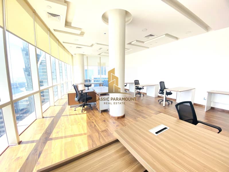 Bright Office || Furnished || Near Metro