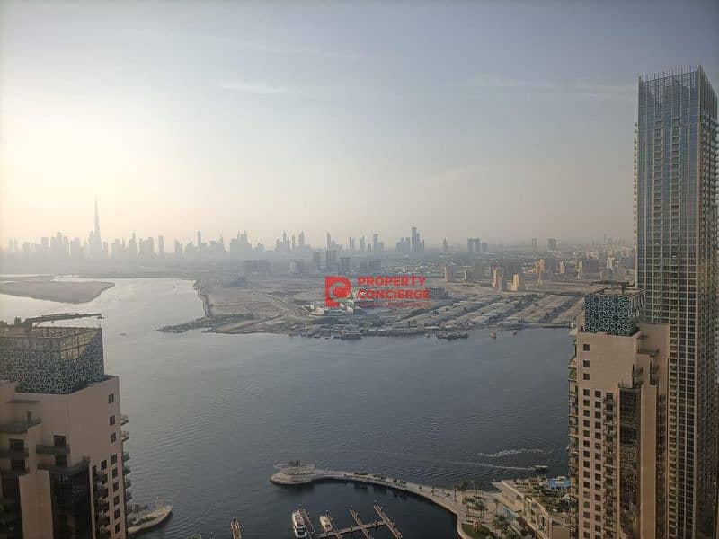 位于迪拜溪港，海港景观公寓大楼，海港景观1号大楼 4 卧室的顶楼公寓 9000000 AED - 8572595