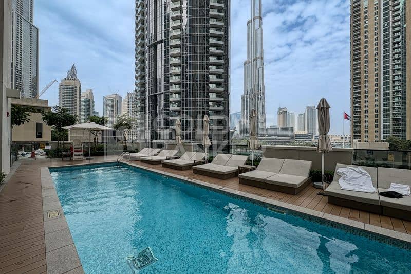 شقة في آكت ون،آكت ون | آكت تو،منطقة دار الأوبرا،وسط مدينة دبي 1 غرفة 125000 درهم - 8799052