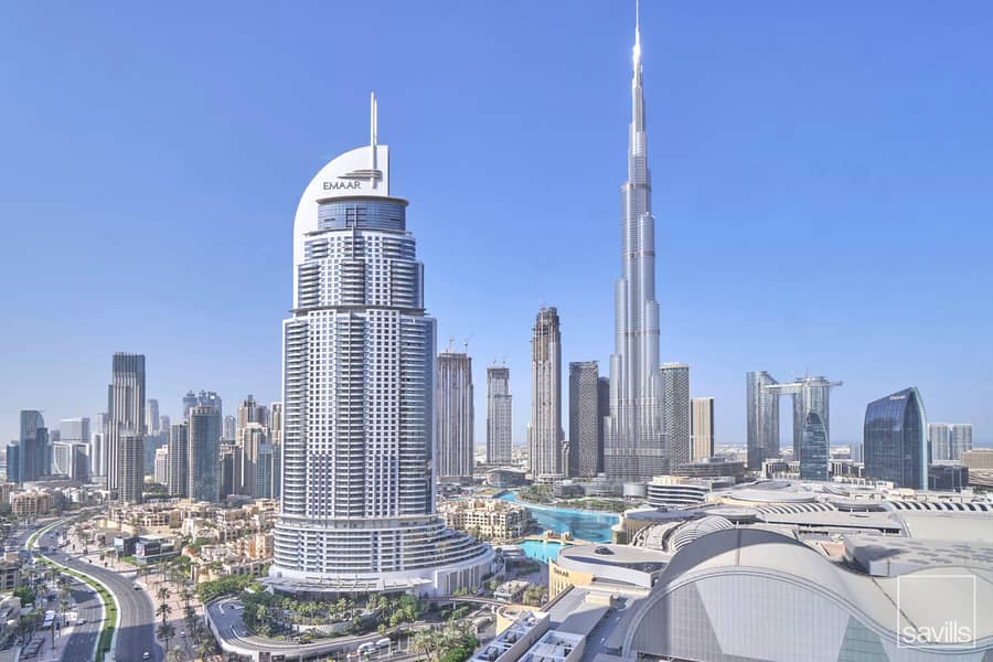Full Burj Khalifa View/Fully Furnished/ Available