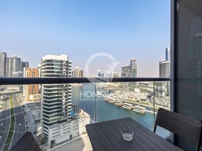 1 Bedroom Apartment for Sale in Business Bay, Dubai - Full Canal View| Fully Furnished |Ready to move in