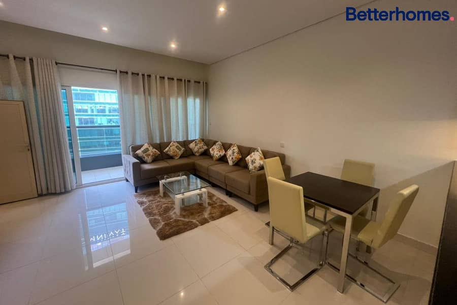 Fully Furnished| One Bedroom plus Maids | Balcony