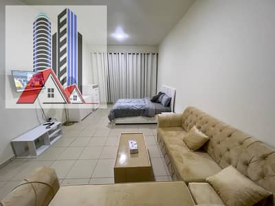 Studio for Rent in Al Sawan, Ajman - studio for rent in ajman one towers with parking