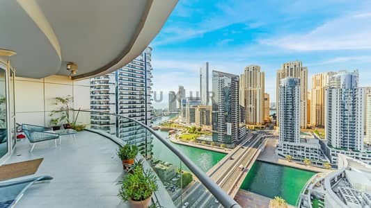 3 Bedroom Flat for Sale in Dubai Marina, Dubai - Spacious Layout | Full Marina View | Huge Balcony