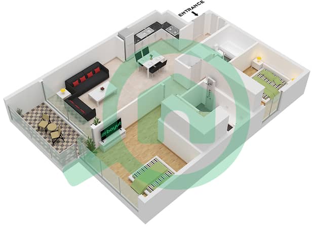 Type 4 / Unit 1 Floor 2-6