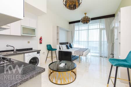 Studio for Rent in Business Bay, Dubai - MID FLOOR | FULLY FURNISHED | BURJ VIEW