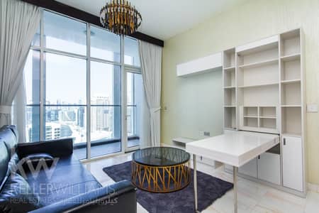 Studio for Rent in Business Bay, Dubai - TOP FLOOR | FULLY FURNISHED | BURJ VIEW