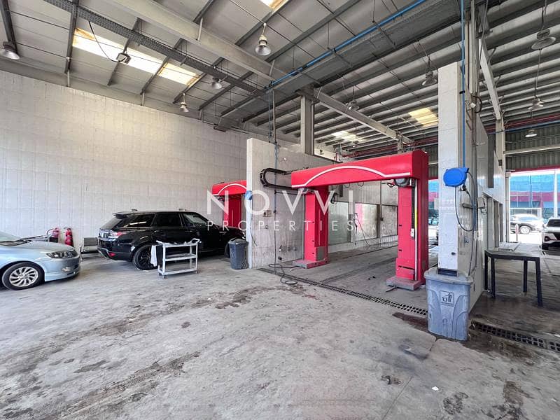 Spacious 4 bay Car wash for Rent