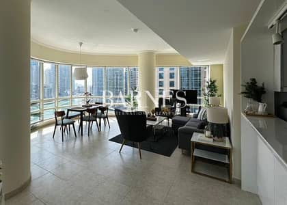 2 Bedroom Apartment for Rent in Dubai Marina, Dubai - Marina Main View | Furnished | Available Now