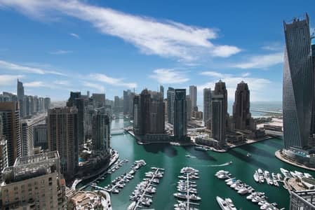 2 Bedroom Apartment for Rent in Dubai Marina, Dubai - AMAZING 2 BEDS + STUDY | CHILLER FREE | HIGH FLOOR