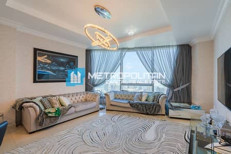 2 Bedroom Apartment for Sale in Al Reem Island, Abu Dhabi - Furnished | High Floor 2BR  | Panoramic Sea View