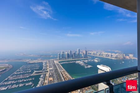 2 Bedroom Flat for Sale in Dubai Marina, Dubai - Full Sea View | High-Floor | Vacant | Unfurnished