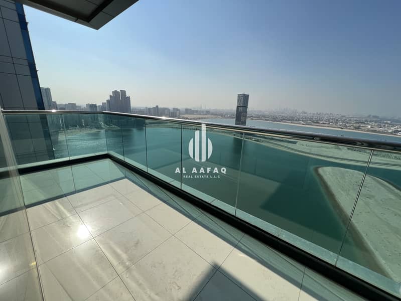 New Tower 2bhk | AC Chiller free | Master Bedroom | Corniche View | Close to Dubai Border