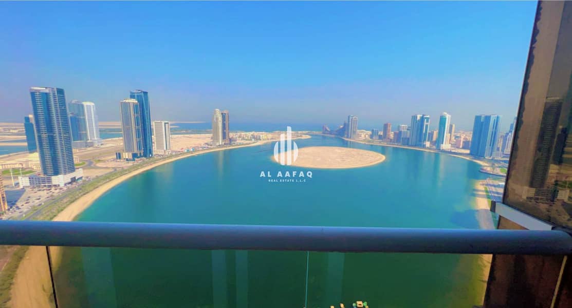 New Tower | 2BHK AC Chiller free | Both Master Bedrooms | Parking free | Corniche View