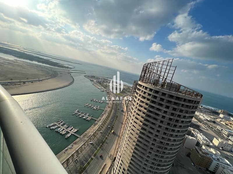 Spacious 2bhk | Parking free | Corniche View | Both Master Bedrooms | Balcony Built In Wardrobes