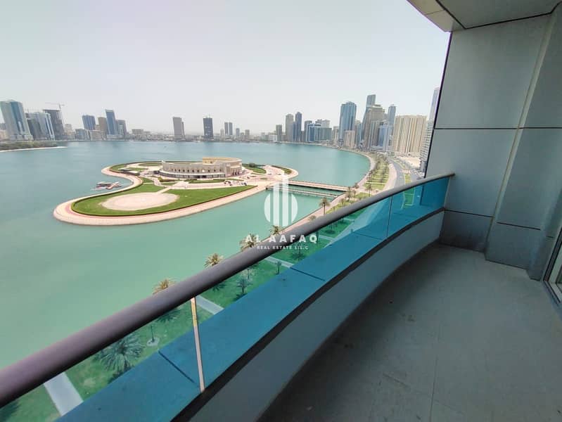 Most Luxurious 4bhk | Stunning Corniche view | Master Bedroom | AC Chiller free
