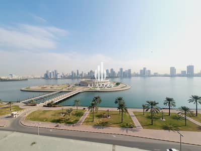 4 Bedroom Flat for Rent in Al Majaz, Sharjah - 4BHK ALL MASTER BEDROOMS | Stunning Sea-view | Maidroom with attached bathroom | Balcony in Master Bedrooms